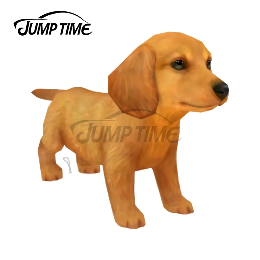 Автомобильные наклейки JumpTime для Nintendogs 13x9 5 см Такса автомобильные аксессуары