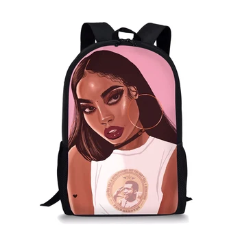 

African Black Queen School Bag For Teen Boys Girls Cute Kids Teen Girl School Backpack Cool Primary Children Student Bookbags