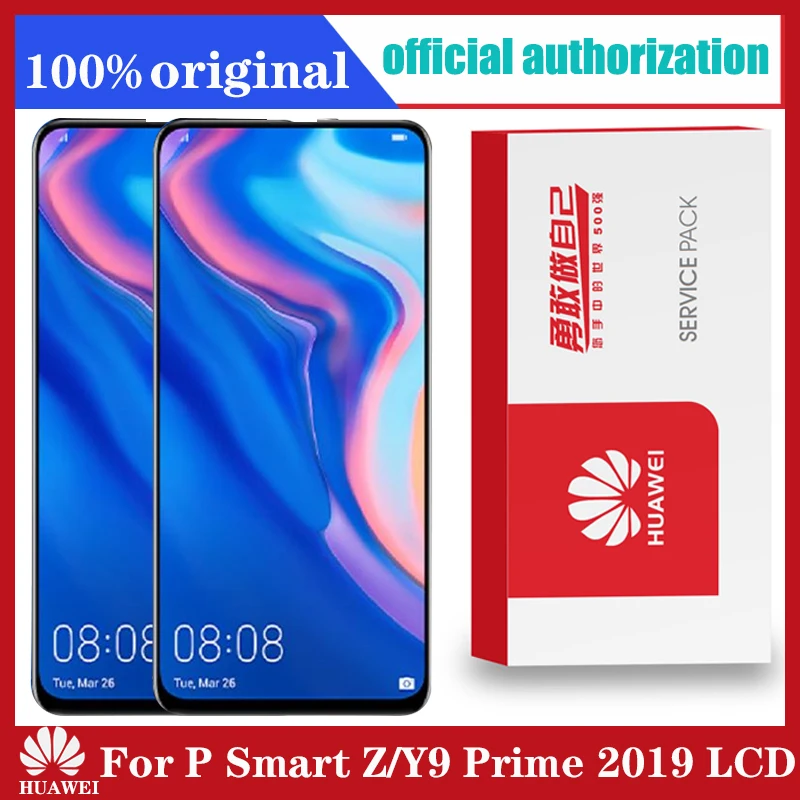 Оригинальный 6 59 дюймов для Huawei Y9 премьер 2019/P Smart Z ЖК дисплей STK LX1 сенсорный экран дигитайзер сборки запасные