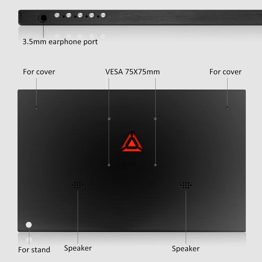15,6 дюймов 4K HDMI mini DP портативный монитор для ПК ноутбука NUC UHD игровой ips экран для PS4 XBOXONE NS переключатель с HDR динамиком