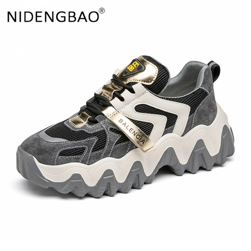 

Sport Shoes Woman Sneakers Breathable Platform Running Shoes For Women Jogging Walking Luminous Shoes Comfortable Wave Sneakers