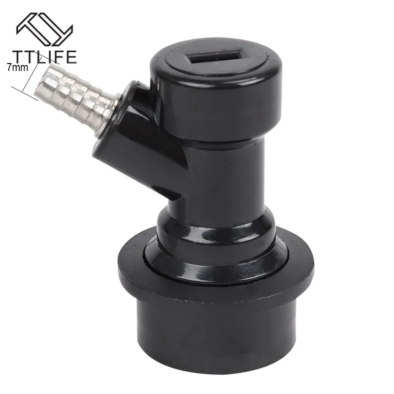 

Homebrew Beer Keg Ball Lock Disconnect Dispenser Liquid Gas Connector Barbed/Threaded Mouth 1/4'' Barware Replacement