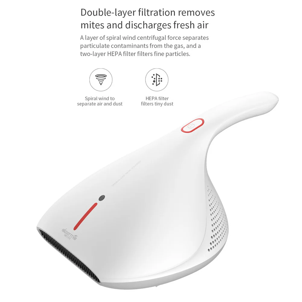 Xiaomi Deerma Handheld Vacuum Cleaner Mijia Electric Mite Killer Cleaner Anti-dust Mites-killing Machine CM810 220V
