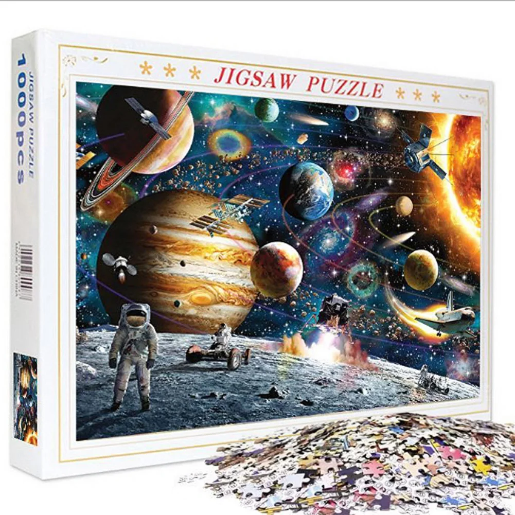 Kids Adult Puzzle 1000 Pieces Mini Jigsaw Decompression Game Toys Gifts Home 