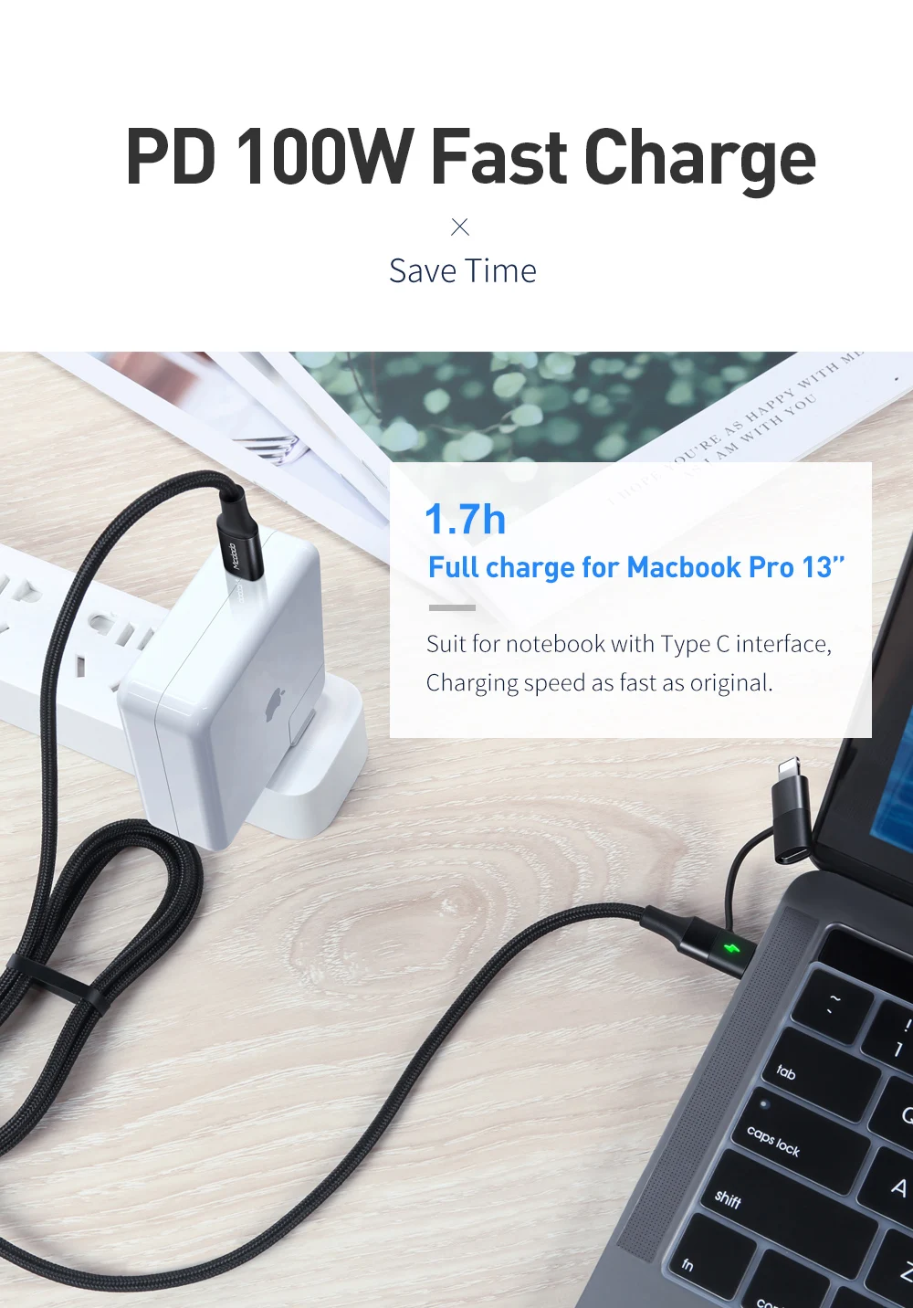 2 в 1 usb type c для usb type c кабель для iPhone xs xr 8 macbook быстрое зарядное устройство pd кабель для usb c для Lightning Кабель для зарядки led