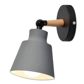 

Wall Sconce,Modern Metal Swing Arm Reading Wall Lamp, Sconce Wall Light for Bedrooms Living Room Hallway Corridor,Grey