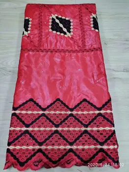 

bazin riche getznr 2020 nouveau fashion cotton embroidery bazin riche lace fabric african dry lace guinea brocade fabric 5yards