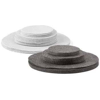 

New 24pcs/Lot Soft Felt Plate Dividers China Storage Separator Protectors Dish Protection Pad Bowl Anti-Friction Pad Tool