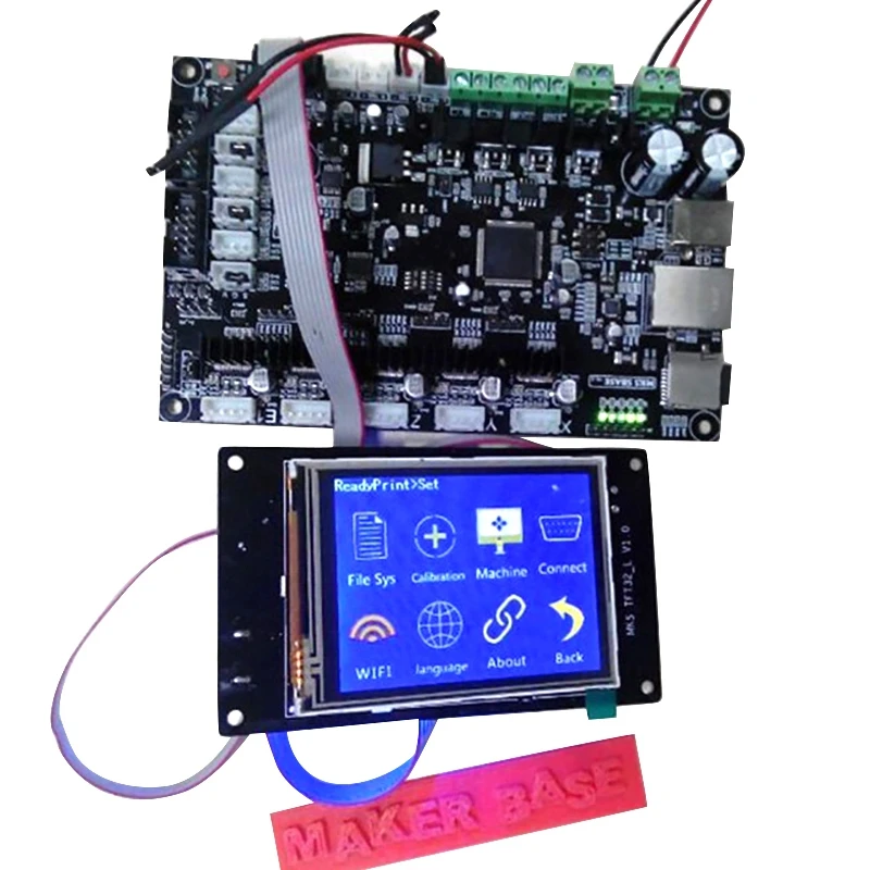 Makerbase MKS SBASE V1.3 32 бит с открытым исходным кодом плата управления Поддержка Marlin2.0 и Поддержка прошивки Smoothieware MKS tft-экраном и