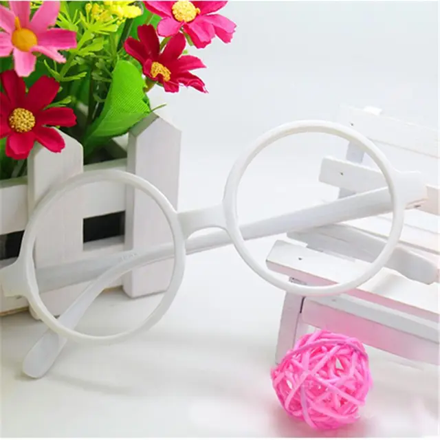 1PC Star Power HP Men Wizard Quality Round Frame Glasses 7 Colors Adults Kids Party Cosplay Props 2