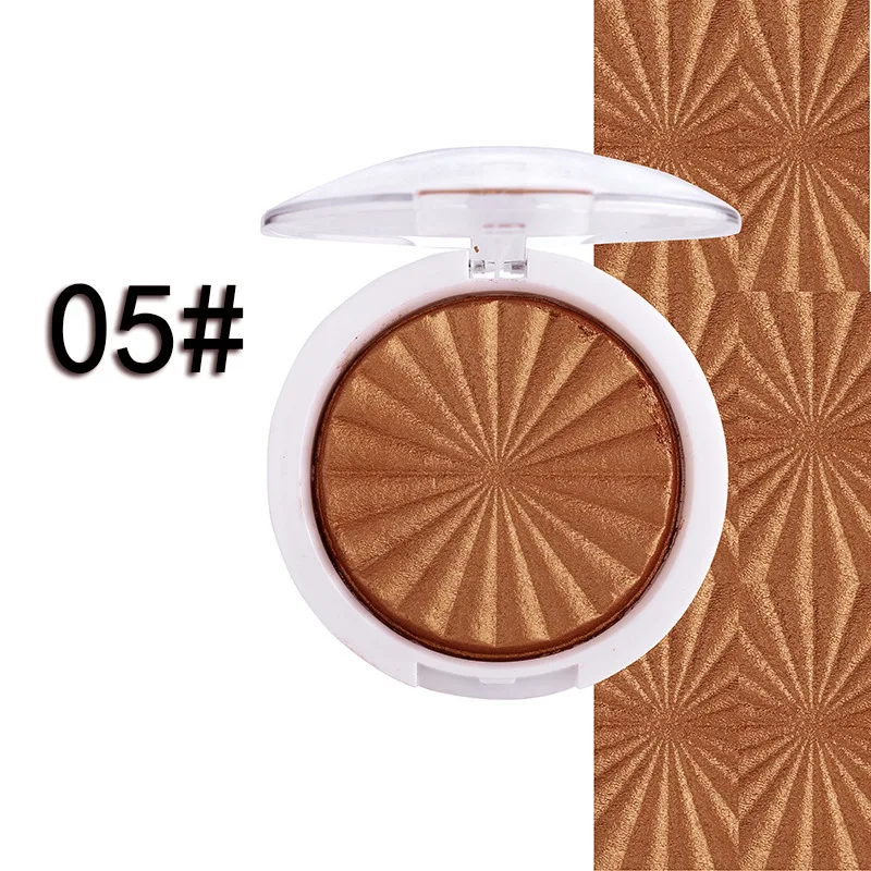

MISS ROSE Pearlescent Highlighter Powder Palette Face Contour Shimmer Illuminator Highlight Repair Powder Cosmetics TSLM2