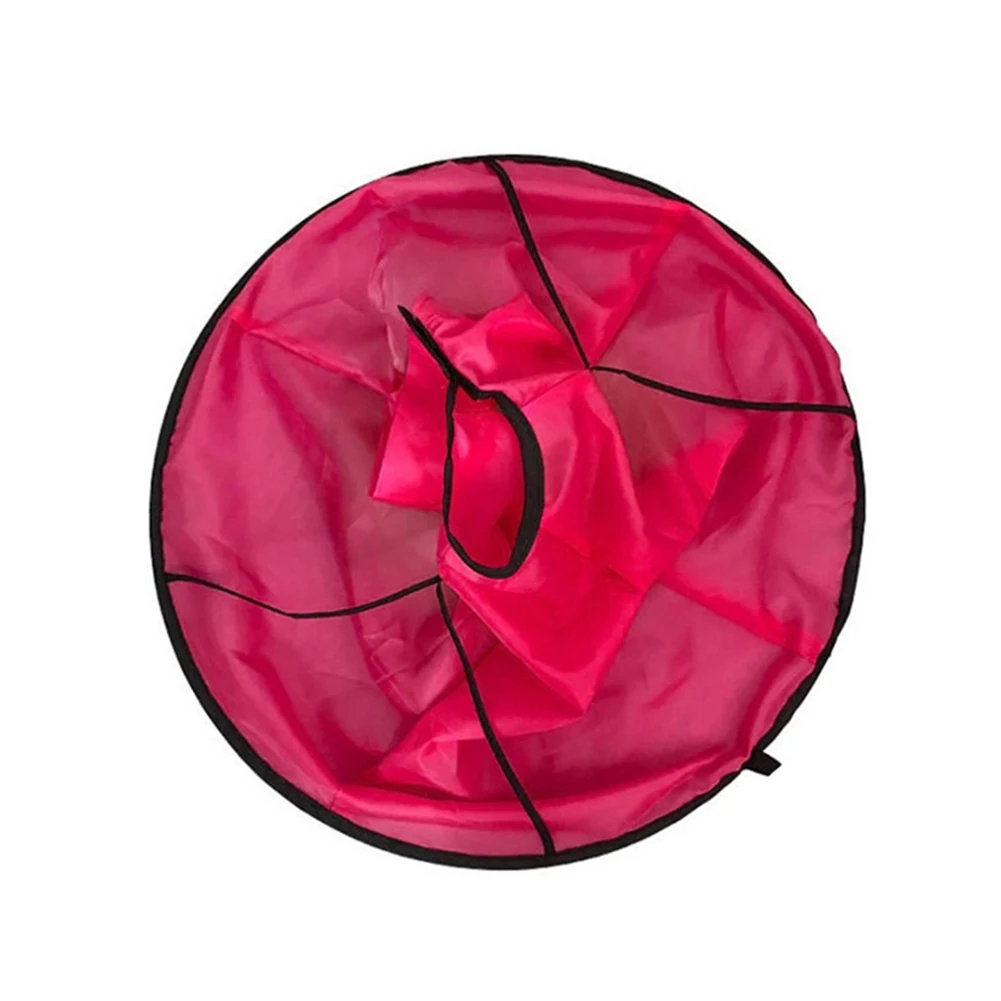 as show New Kids Adult Foldable Hair Cutting Cloak Umbrella Cape Salon Waterproof Cape Styling Accessory SCI88 - Цвет: as show