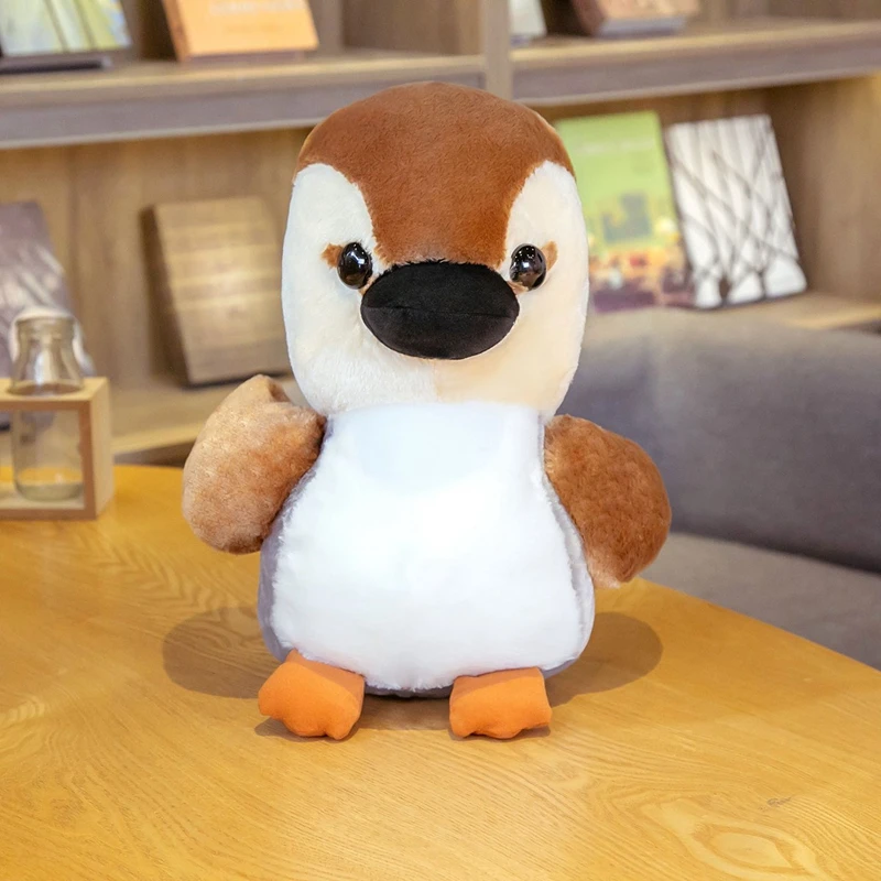 

Hot Nice 1Pcs 35/45cm Cute Duck Plush Toy Stuffed Animals Soft Doll Simulation Brown Ducks Plushie Kids Gift Girl Christmas
