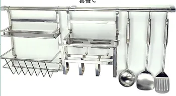 

Kitchen Shelf, Condiment Shelf, Stainless Steel Condiment Shelf, Wall Hanging Knife Shelf, Condiment Shelf, Kitchen Utensils Sto