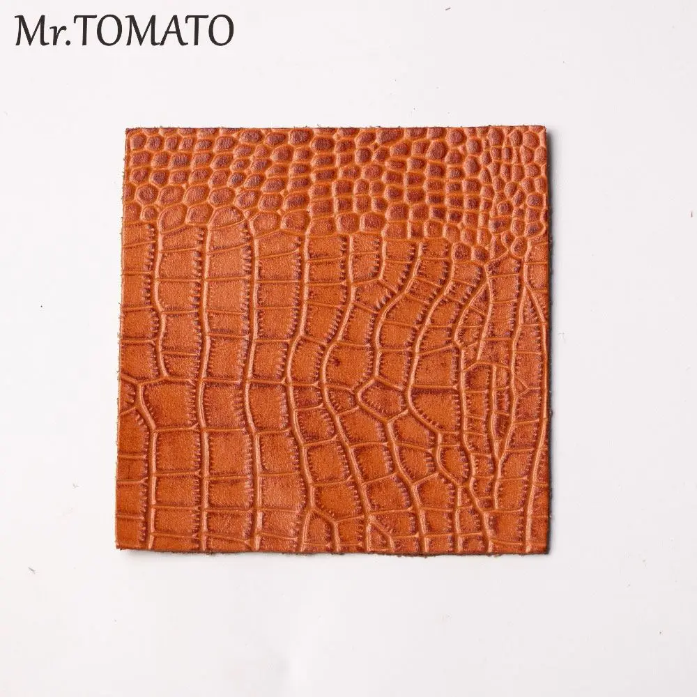 leather craft cowhide cow dark brown thick genuine piece about 1.4 mm to 1.6mm emboss | Дом и сад