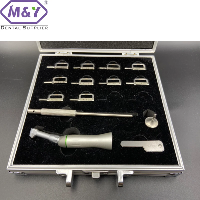 

1 set Dental Orthodontic Interproximal enamel reduction Reciprocating IPR System Stripping Contra Angle Orthodontic tool M&Y