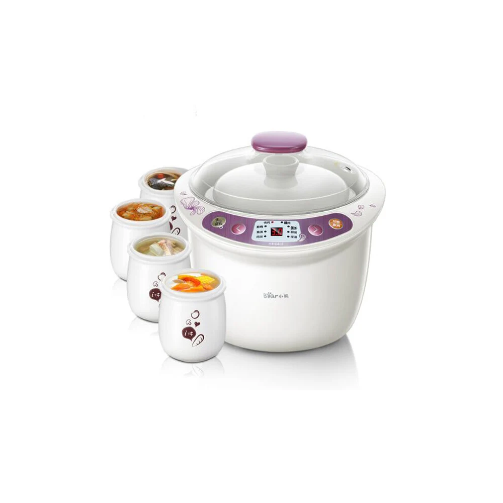 YOUPIN Bear DDZ-A35G1 3.5L/500W многофункциональная электрическая мультиварка, кухонная электрическая Пароварка с 5 плитой