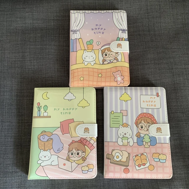 Wholesale Kawaii Pu Cover Notebook With 224 Pages For DIY, Sketching, And  Journaling Line/Dot Design, Ideal For School Supplies And Weekly Journal,  Swollen Hands And Feet Account Included From Dressingirl, $13.15