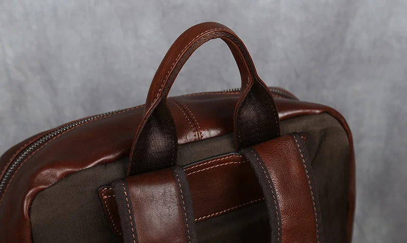 Ретро кожаный мужской рюкзак, замшевый кожаный мужской рюкзак для путешествий, большая вместительность, повседневная простая сумка, бизнес сумка для компьютера, рюкзаки