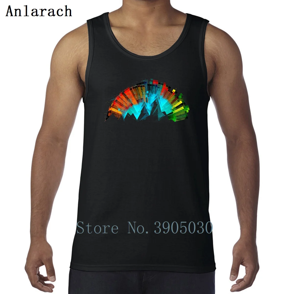 

Mountain Sunset Explosion Vests Gift Building Design Family Tank Tops For Men Big Sizes Singlets 2018 Anlarach Kawaii