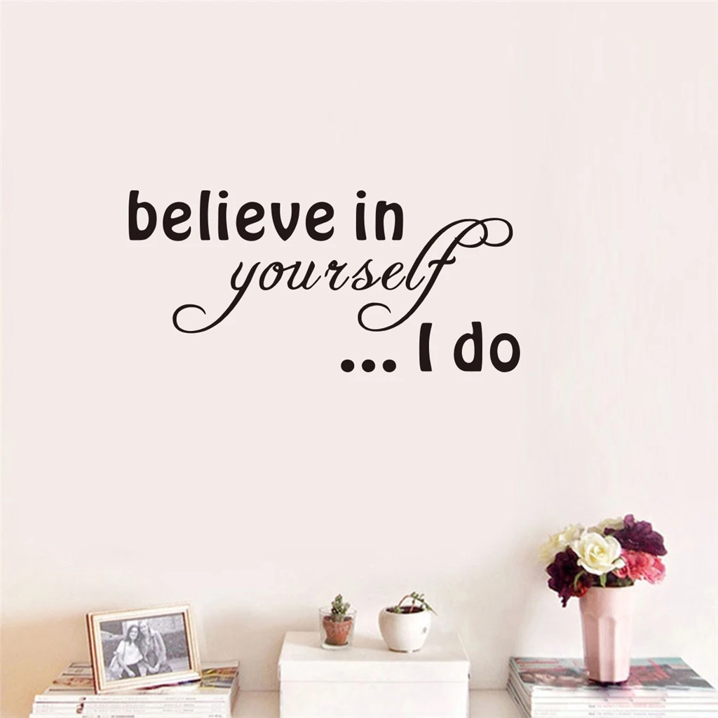 Wall Stickers Adhesive Wall Sea Motivational Phrase a0812