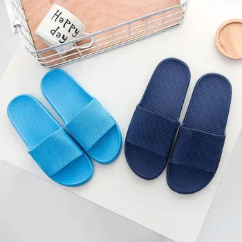 

2020 New Style Slippers Women's Summer Bath Bathroom Platform Sandals Home Men's Slippers Couple's Home Slippers
