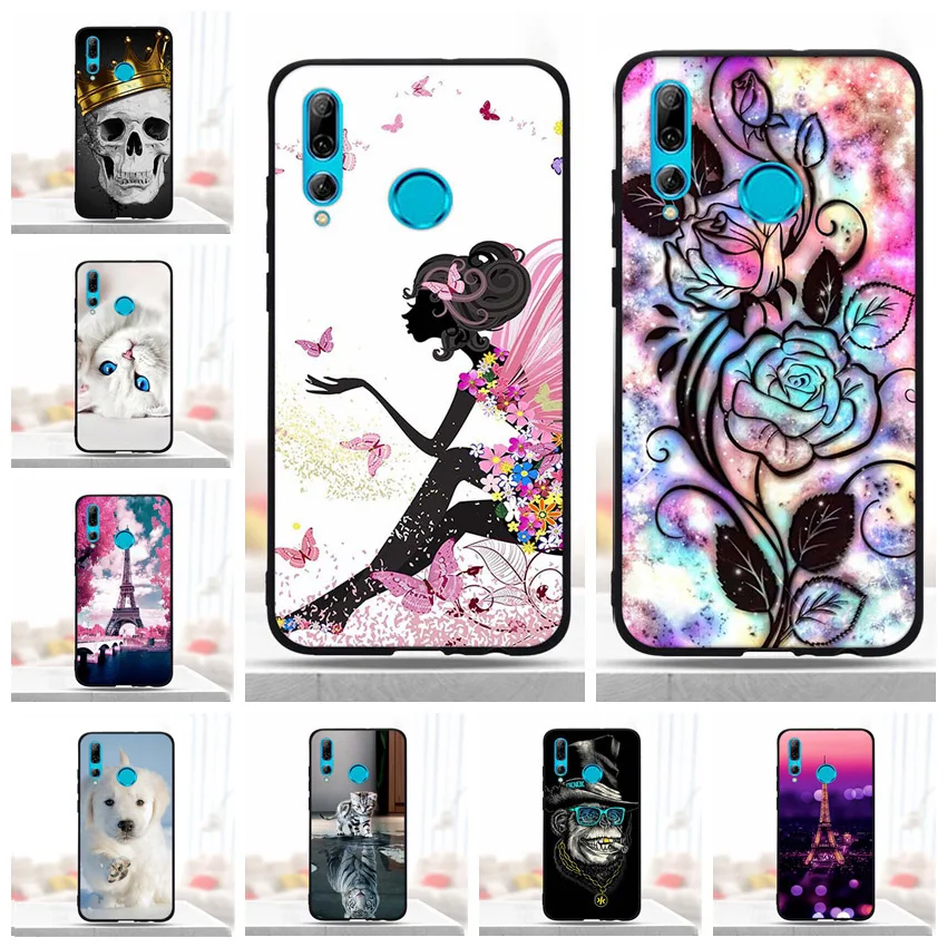 For Huawei P Smart+ 2019 Case Cover for Enjoy 9s Soft Silicon Thin TPU Back Phone Smart Plus | Мобильные телефоны и