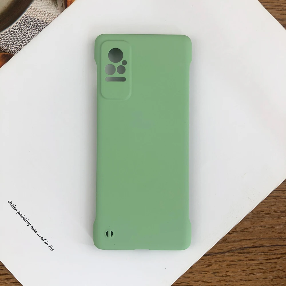 Rahmenloses, mattes Gehäuse in Bonbonfarbe für Xiaomi Civi 5G, schlanke, harte PC-Stoßstangenabdeckung_voghion.com