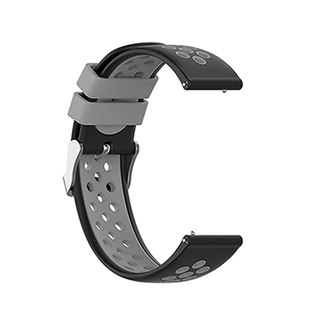Универсальный силиконовый 22 мм ремешок для часов для Garmin для huawei для samsung для Asus ремешок для часов для Ticwatch pro замена