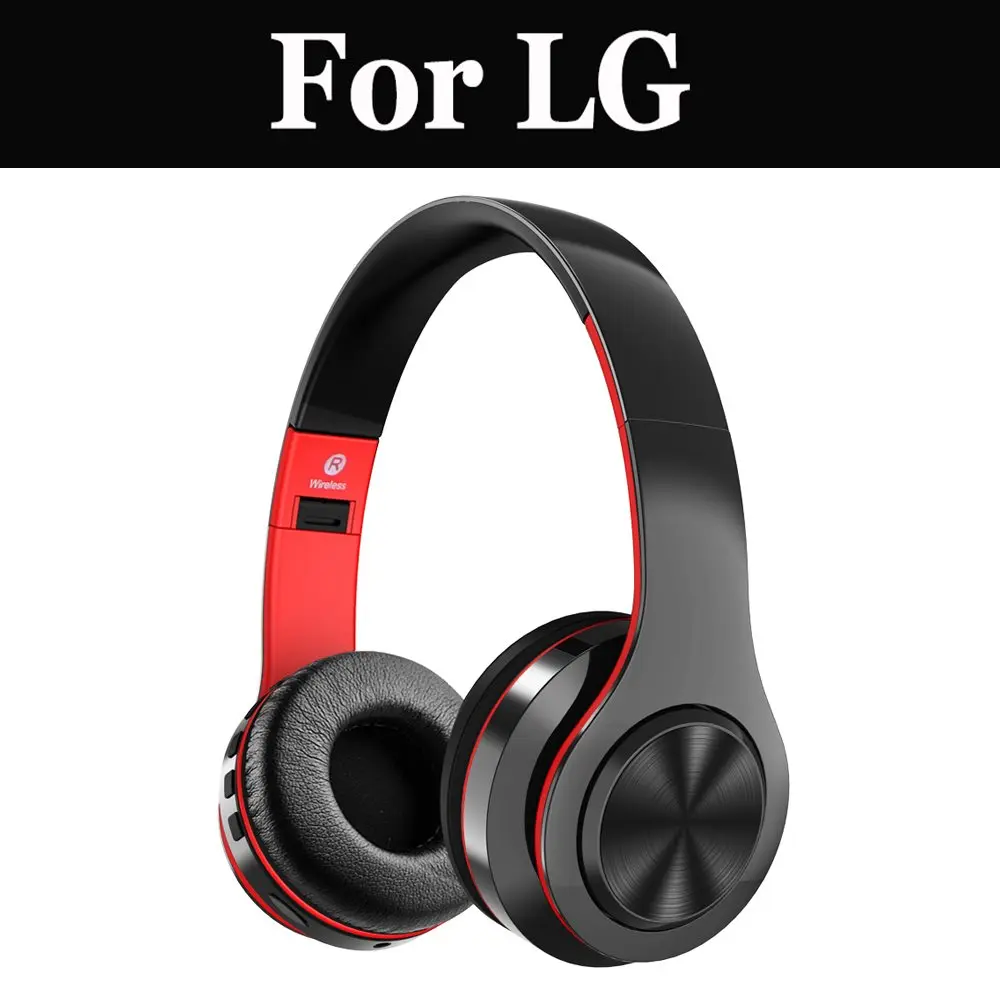 Bluetooth Headset Stereo Headphone Support TF FM With Mic For LG G5 G6 G7  fit G7 ThinQ K10 K3 LTE K5 K7 K8 K9 Q6 Q7 Q8 Stylus 3|Bluetooth Earphones &  Headphones| -