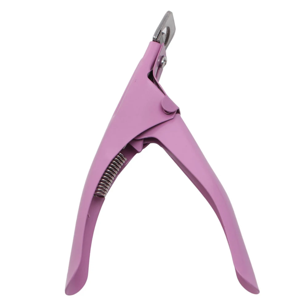 New U-shaped nail scissors Word cut Fake nail clipper Pro Cutting Manicure tool nail art tool cuticle scissors nails accessoires