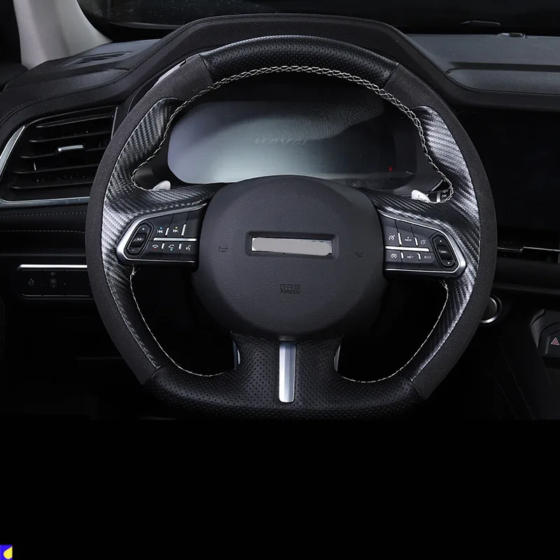 Защитный чехол на руль из углеродного волокна ручной работы для Great Wall Haval Hover F7 F7X