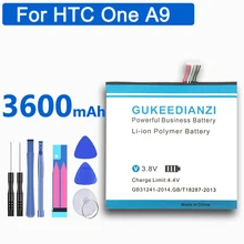 GUKEEDIANZI B2PQ9100 мобильный телефон литий-ионная полимерная замена аккумулятор 3600 мАч Высококачественный стабильный аккумулятор для htc One A9