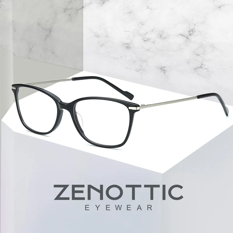 Очки ZENOTTIC оптические для мужчин и женщин рецептурные аксессуары близорукости с прозрачными линзами