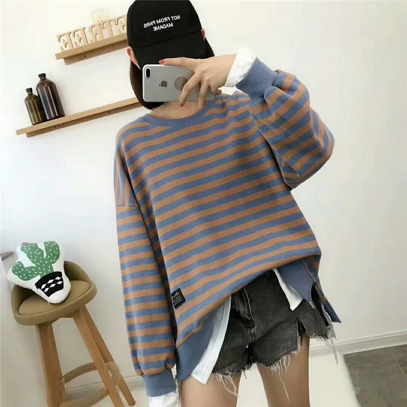 Fashion Women Hoodies 2020 Autumn Long Sleeve Prints Letter Solid color Hoodies Pullovers