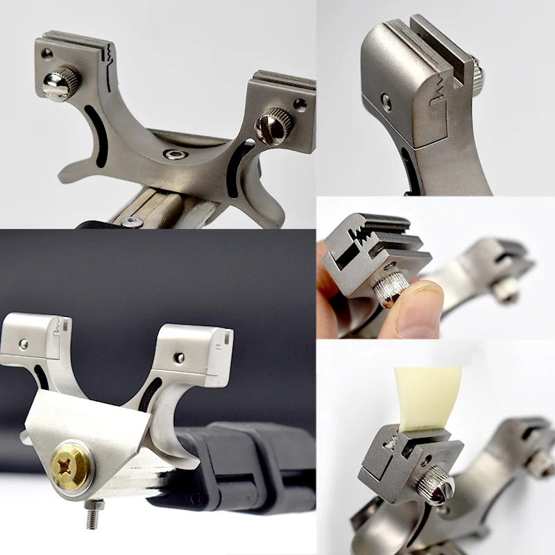 狩猟用スリングショット,高精度,強力な折りたたみ式屋外レーザー射撃