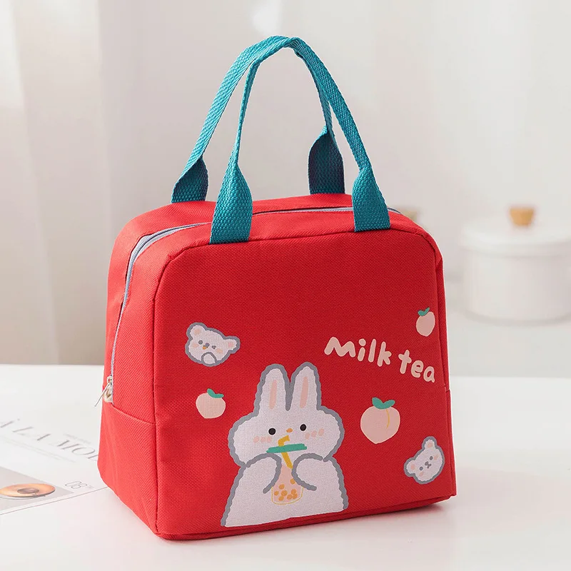 Big Size Portable Lunch Cooler Bag Folding Insulation Picnic Ice Pack Food Thermal Office Supply Drink Delivery Insulated Bags