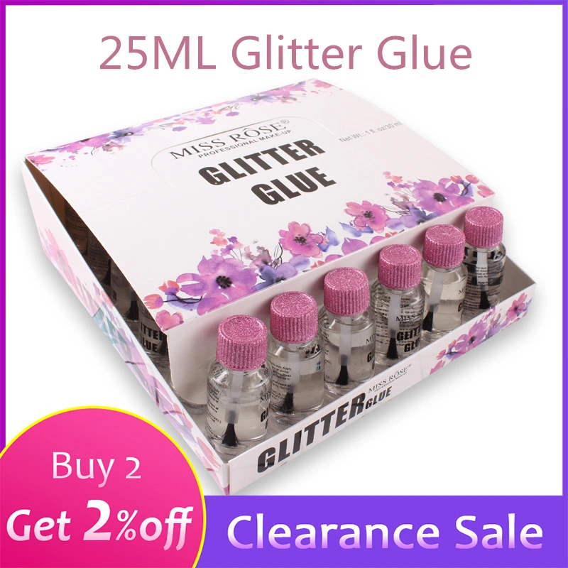 

1PC Glitter Glue 25ML Face Eye Glitter Powder Glue Make Up Eye Glitter Party Body Glitter Makeup Sequin Glitter Glue TSLM1