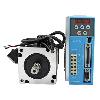 

Nema 34 hybrid servo stepper motor and driver kit 4.5Nm 6A 2 phase step servo AC50-80V LC86H280+LCDA808H