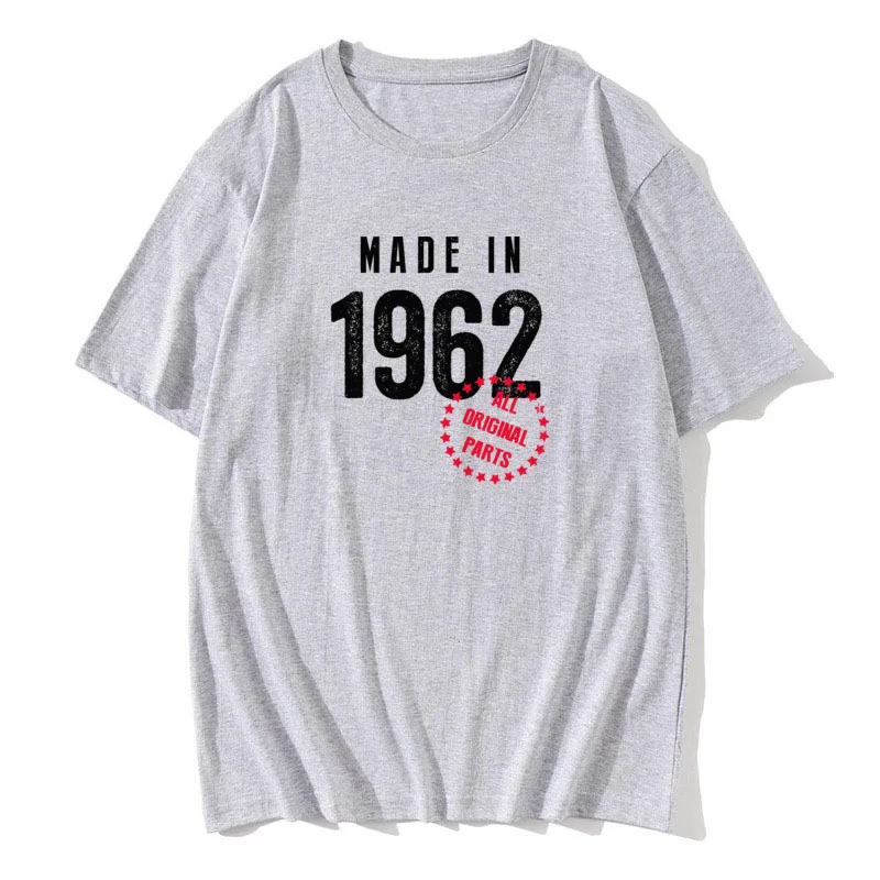 T-Shirt Mann Baumwolle Sommer Große Größe Print Street Wirklich Lustige T Shirts 1960 1961 1962 1963 1964 Papa Kurzarm herren Shirts – Detail 23