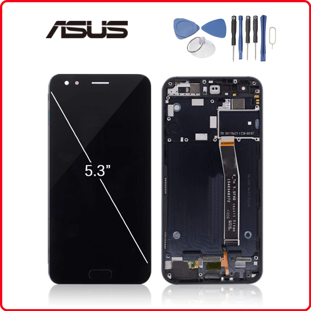 5,5 '' для ASUS Zenfone 4 ZE554KL ЖК-дисплей сенсорный экран с рамкой дигитайзер Замена для ASUS ZE554KL дисплей