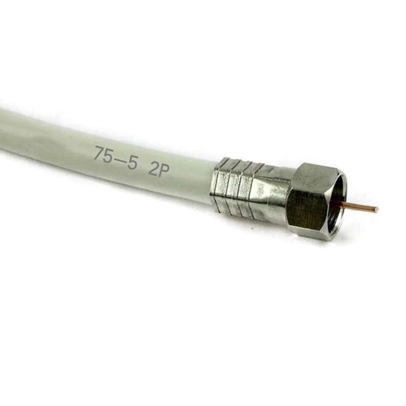 Коаксиальный обжимной инструмент коаксиальный кабель комплект для обжима+ 20 шт. RG6 F шестигранные обжимные разъемы