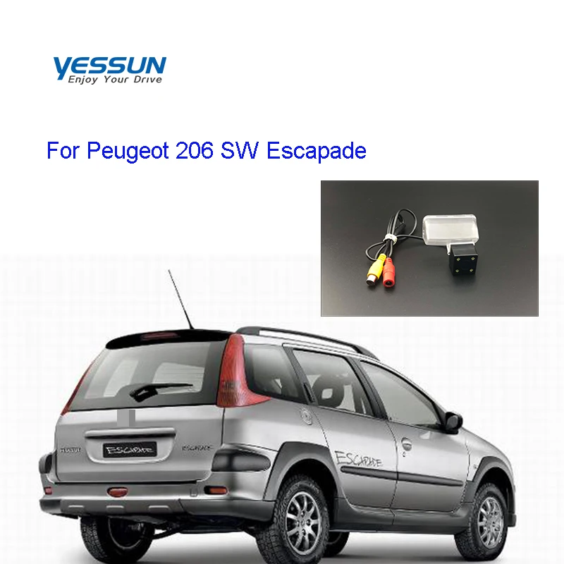 Камера номерного знака Yessun для Peugeot 206 SW скандинка peugeot CCD камера заднего