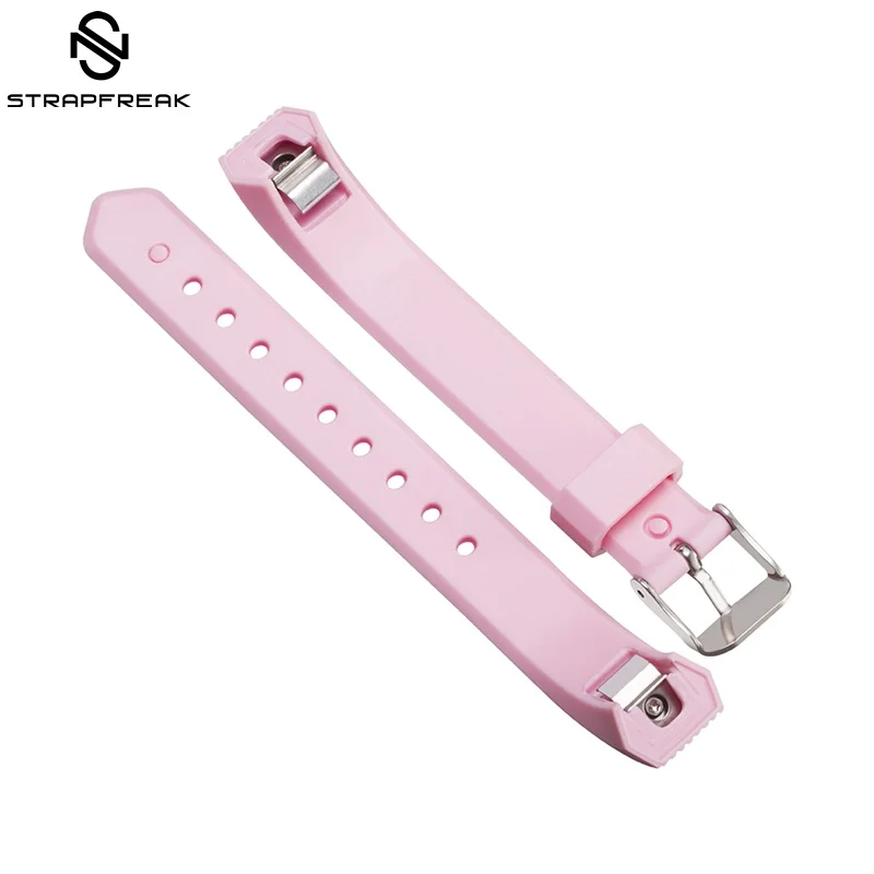 pink Мягкие силиконовые ремешки для Fitbit Alta HR, ремешок для наручных часов, Сменные аксессуары, регулируемый ремешок для часов - Цвет ремешка: pink