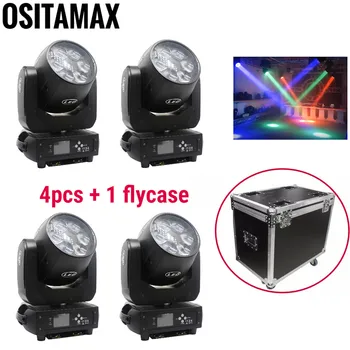 

Lyre LED 6X40W RGBW 4IN1 LED Bee Eye Beam Moving Head Light DMX Stage Lighting Moving Head Zoom Wash Light for Disco Party DJ