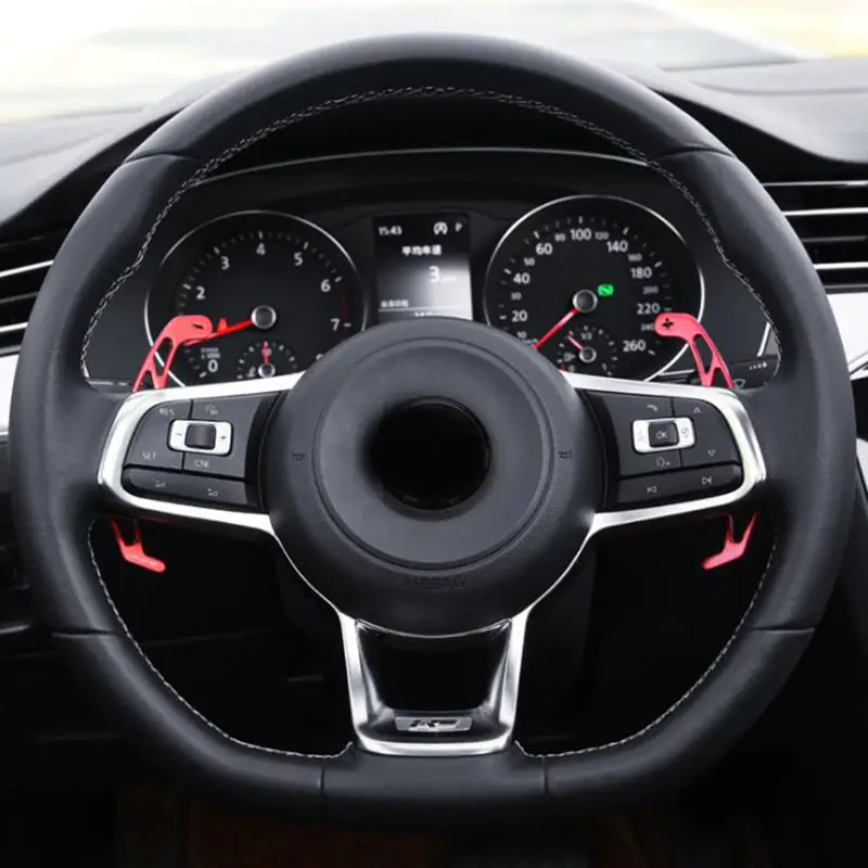 For VW Golf 7 7.5 GTI MK7 GTE GTD RLINE Volkswage Polo Scirocco Jetta GLI Car Steering Wheel Paddle Shift Extend Shifter Sticker - Image 5