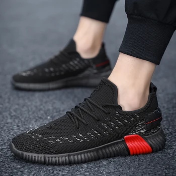 

Fashion Sneakers Mens Shoes Lace-Up Men's Casual Shoes Summer Shoes Men Outdoor Sports Light And Breathable Socks Footwear