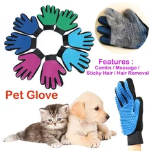 Новинка, силиконовые перчатки для кошек и собак, щетки для купания, гребни для волос, кошачьи волосы, очистка, массажные перчатки для животных