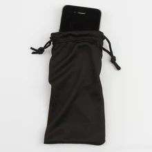 1 шт. полиэфирные чехлы для солнцезащитных очков, мягкая ткань, пылезащитный чехол для оптических очков, черная сумка, Прямая поставка