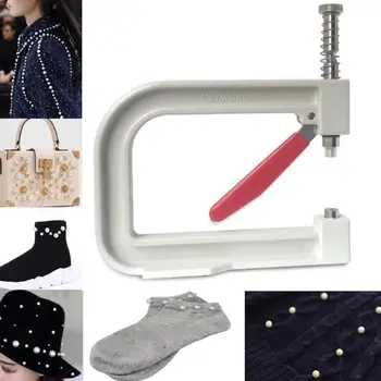 

Manual White Pearl Beads Hand Press Pearl Setting Machine Jewelry Making Tools